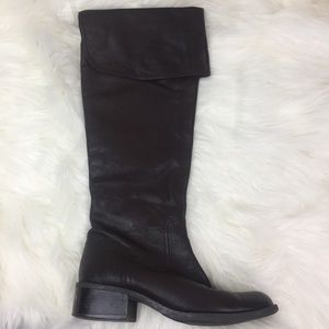 JESSICA SIMPSON OVER THE KNEE BOOT IN BROWN SZ 6.5